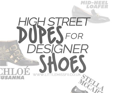 High Street Dupes for Designer Shoes 